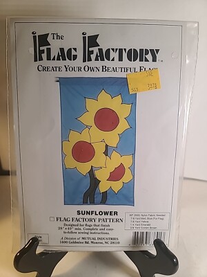 Vintage Sealed The Flag Factory Sunflower Pattern Diy Flowers