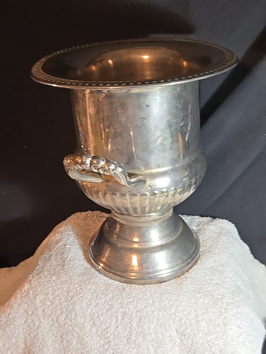 2000 Celebration Disney World Swan Dolphin Resort Silver Cup Champage Bucket 10"