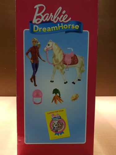 Barbie Dream Horse & Doll  Interactive Pony Ride Walk Talk NEW