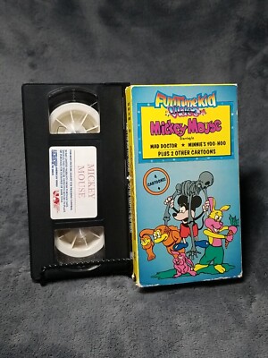 Mickey Mouse (VHS, 1989) Mad Doctor VINTAGE