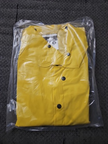 River City Garments Classic Style 49" Pvc High Vis Raincoat- Medium