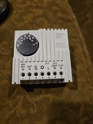Rittal SK3110 Temperature Control Switch, 5-60° C, 24,48,60,115,250 Volt - USED