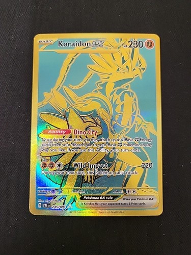 Koraidon ex 245/091 Hyper Rare Gold Paldean Fates 2024