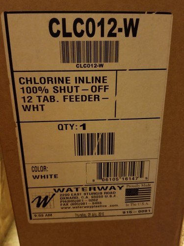 Waterway Chlorinator In-Line 12 Tablet Feeder 2