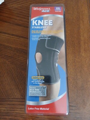 Walgreens Ace Knee Stabilizer One Size Adjustable Item No 470233 Fits up to 22''