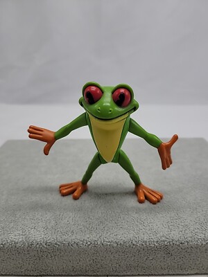 Rainforest Cafe Cha Cha The Tree Frog PVC 3.25  Figure Vintage 2001