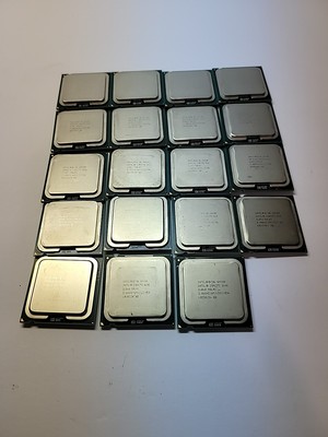 Mixed Lot Of 19 Intel Lga775 Quad Core Q9400 x2, E8400 x14, 6400 x2 6600 x1