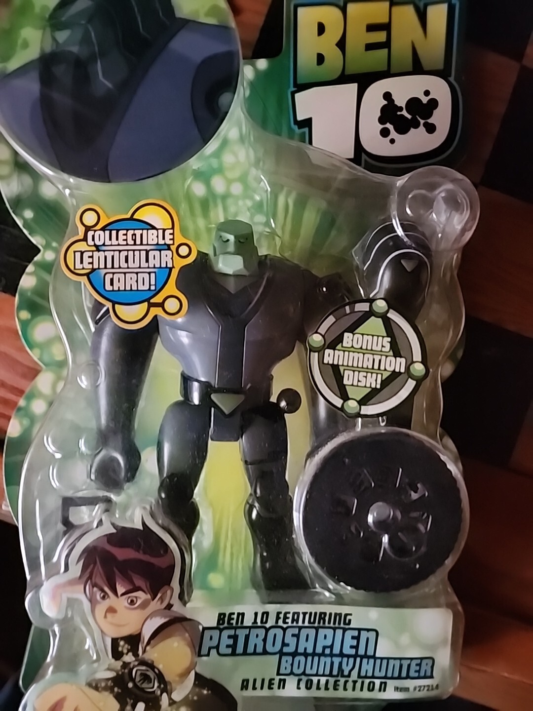 NIB Ben 10 Alien Collection Petrosapien Bounty Hunter 2006 Series 1 MOC
