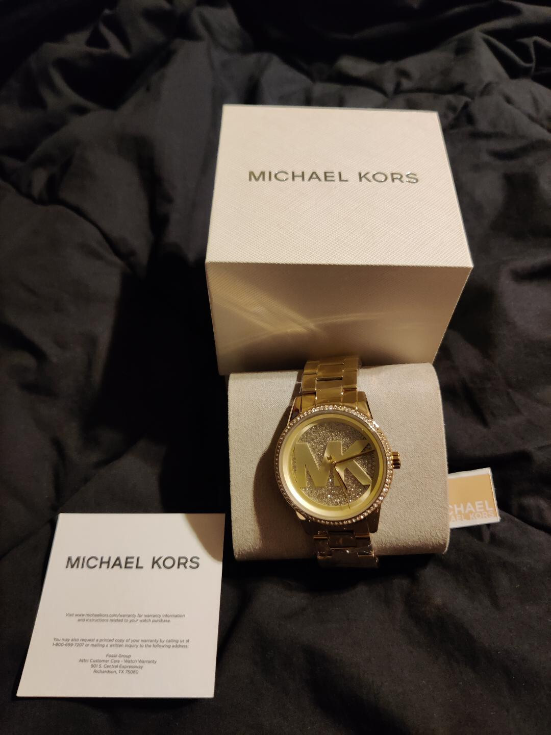 新品未使用　マイケルコース　MK6862 RITZ イエローゴールド Michael Kors Women's Ritz Quartz Gold Watch MK6862 NIB | eBay