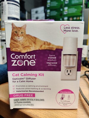 Comfort Zone Cat Calming Diffuser Starter Kit: 1 Diffuser 48 ml Refill