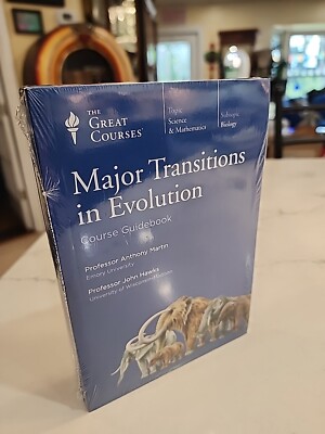 THE GREAT COURSES Major Transitions in Evolution DVDs & Guidebook NEW SEALED c5