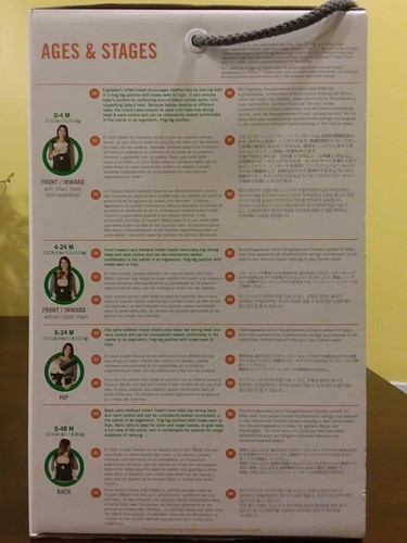 ergobaby Organic Cotton Fabric Baby Carrier - Dark Cocoa - New (open box) *Read*