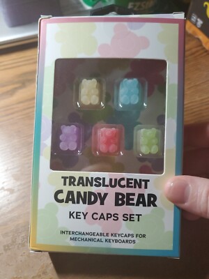    Cute Keycap Set Kawaii Gummy Bear Key cap mechanical keyboard 12 See Detail