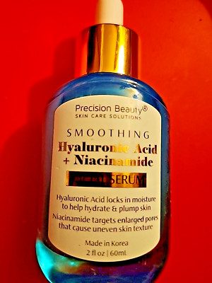 PRECISION BEAUTY SMOOTHING HYALURONIC ACID + NIACINAMIDE FCIAL SERUM