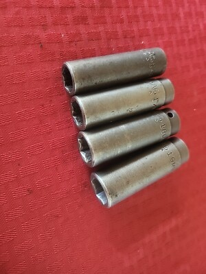 Mac Tools USA VDP6 4 Piece  Metric Deep Impact Socket 1/2'' Drive 6 Point 