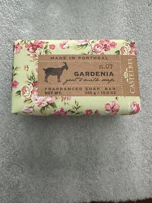 Castelbel Porto Goat's Milk Gardenia Flower Scented Bath Bar Soap Triple Milled