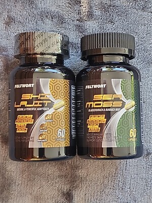 Shilajit By Feltwort 60ct & Sea Moss 60ct