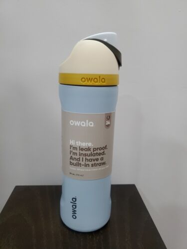 Owala FreeSip Stainless Steel Water Bottle / 24oz / Color: Arctic Skyfall Owala FreeSip Stainless Steel Water Bottle / 24oz / Color: Arctic Skyfall