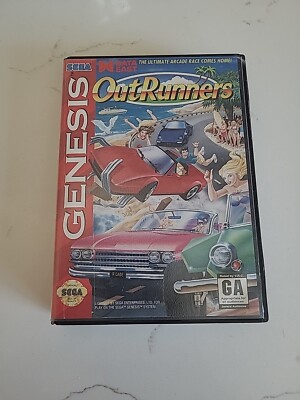 Outrunners - Sega Genesis - Authentic - Case / Box Only!