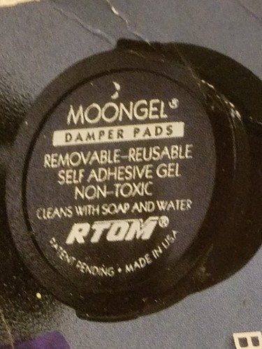 RTOM Moongel Drum Damper Pads - Blue