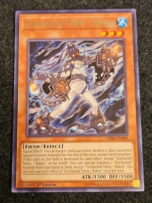 Rare Unchained Unchained Twins - Rakea CHIM-EN009 M/NM - YGO TCG 1st Ed