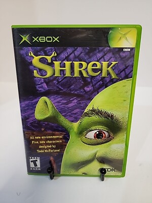 Shrek (Microsoft Original Xbox, 2001) Complete w/ Manual