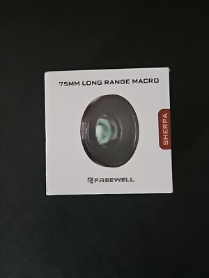 Freewell 75mm Long Range Macro Lens Compatible W/ Freewell Sherpa iPhone/Galaxy