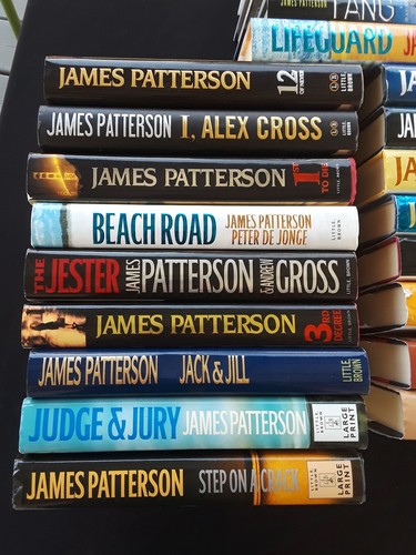 Lot 22 JAMES PATTERSON First Editions Most First Printings 2 Large Print FP
