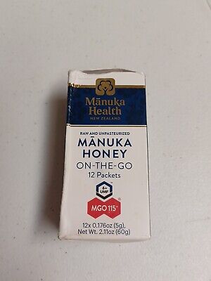 Manuka Health Manuka Honey On The Go Packets MGO 115+ 12 Packets