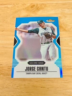 2007 Topps Finest Blue Refractor /399 Jorge Cantu #132 Rays $$$