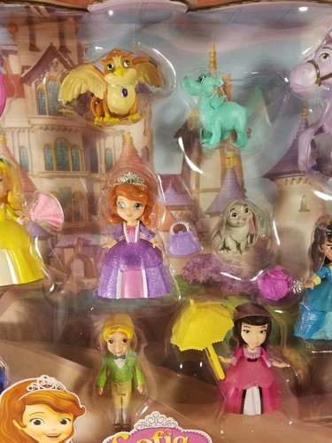New Disney Junior Sofia the First Deluxe Friends Collection 17 Piece Figure Set