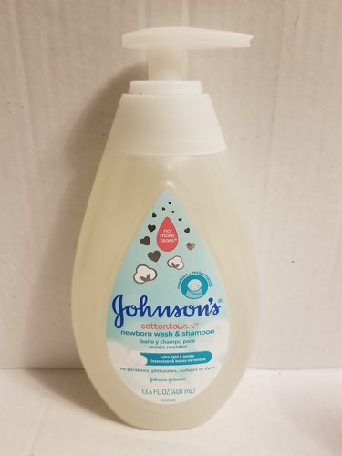 Johnson's Cotton Touch Newborn Set Wash & Shampoo w/ Lotion (13.6 fl. oz)