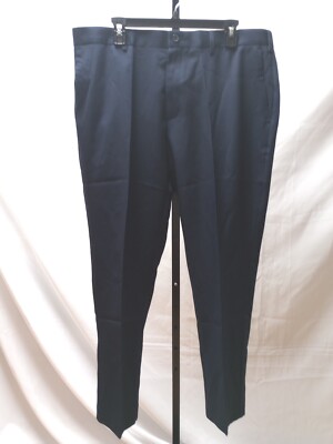 Apt. 9 Dress Pants Men's 38x30 Navy Slim Fit Easy Care 100% Polyester NWT
