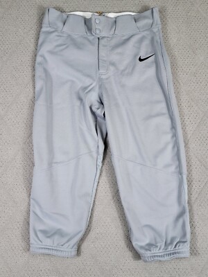Nike Vapor Select High Grey Baseball Pants BQ6432-052 Men s Size Small