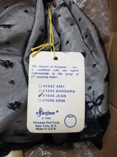 Effanbee African American Jean Doll From 1985 Eyes open/close RARE!