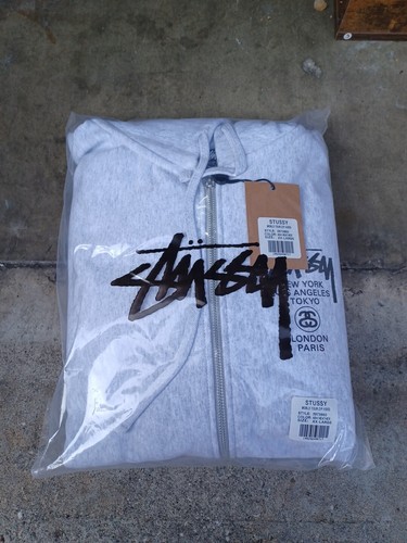 ★Stussy World Tour Hoodie Ash Heather 2024★ World Tour Hoodie in ash heather – Stüssy