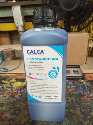 CALCA 32oz Cyan Compatible Roland & Mimaki ECO Solvent Ink 1L US Stock 1015ep