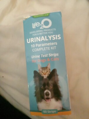 10-Parameter Cat & Dog Urine Test Strips 60Ct, Damaged Box Product New Sealed 