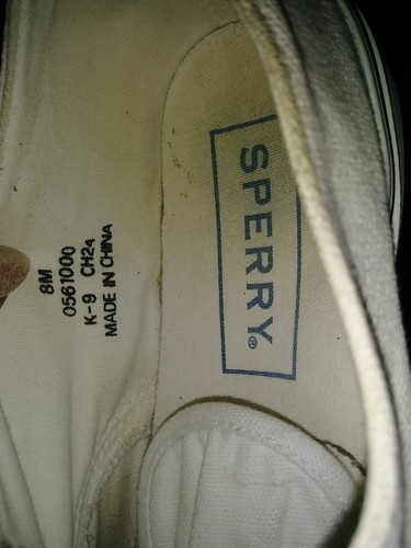 VINTAGE Sperry Top Sider Cloud Shoes US Made Boating Mens 8