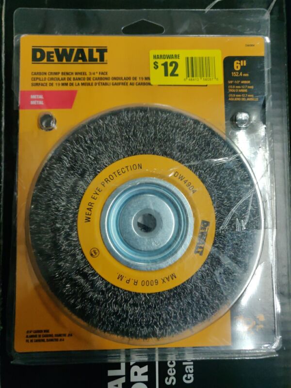 DeWalt Wire Wheel, Crimped, 6-Inch (DW4904) NEW!