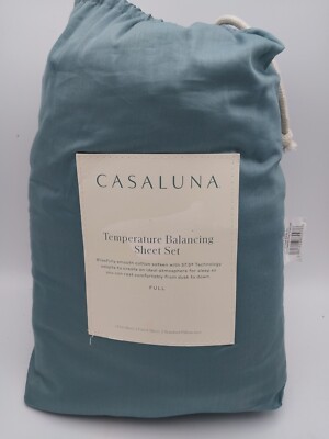 Casaluna Temperature Balancing Sheet Set Full Size Green