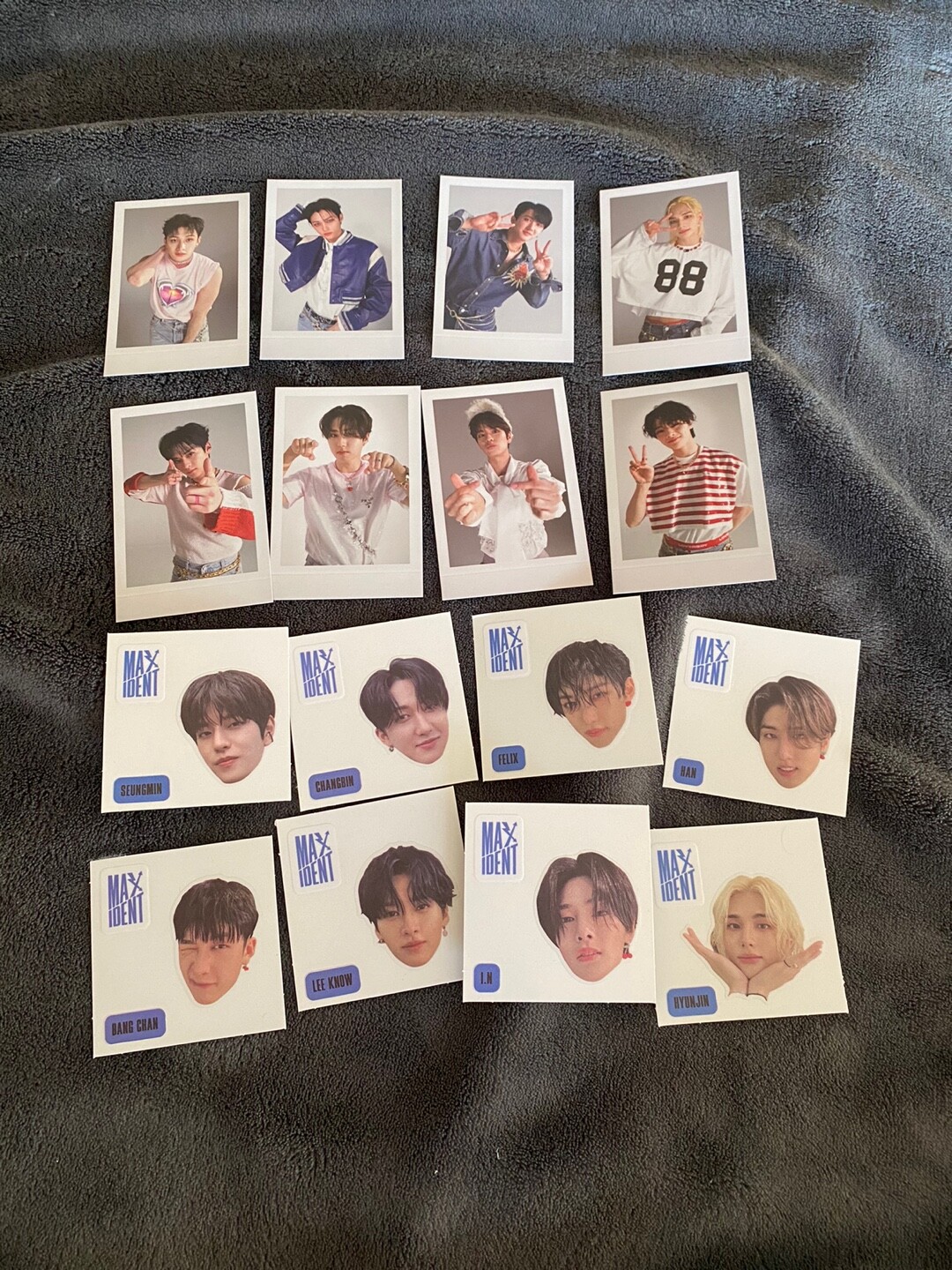 STRAY KIDS MAXIDENT ALBUM OFFICIAL POB POLAROID PHOTOCARD