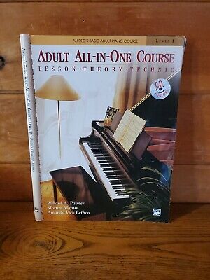 ~ Adult All-In-One Course, Alfred's Basic Piano Course, Level 1, Lesson-Theory-T