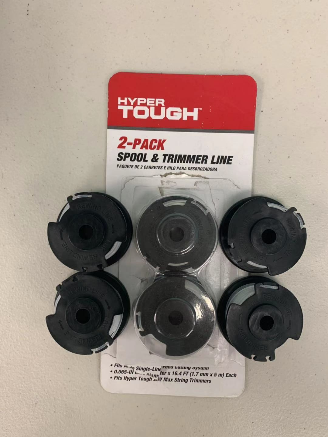 Hyper Tough 6 Pack Spool & Trimmer Line model HT19-401-003 Hyper Tough 6 Pack Spool & Trimmer Line model HT19-401-003