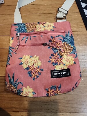 Pineapple Crossbody Bag Dakine Jo Jo Purse Floral Coral 3 Zip