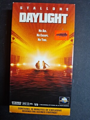 Daylight VHS Tape. Sylvester Stallone