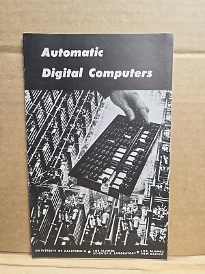 Automatic Digital Computers University Of California March 1965 Pamphlet 