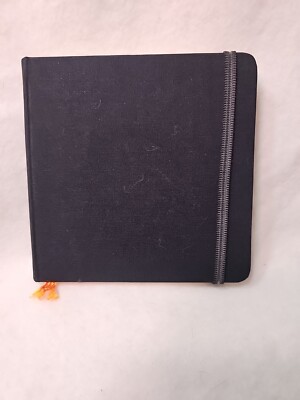 Global Art Materials Hand-Book Canvas Journal Black 5.5 ''X 5.5'' Blank Pages