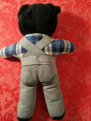 BEAR TEDDY BEAR HANDMADE WITH OVERALL BODY 18