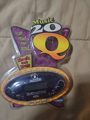 Radica Music 20 Questions Rock And Pop Mind Reading Handheld Electronic Game